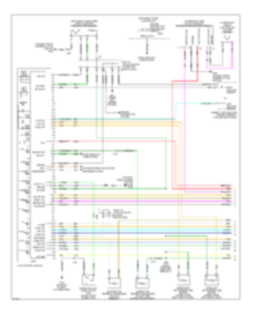 Automatic A C Wiring Diagram 1 of 3 for GMC Cab  Chassis Sierra HD 2012 3500