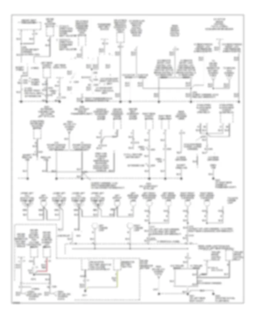 Ground Distribution Wiring Diagram 6 of 6 for GMC Cab  Chassis Sierra HD 2012 3500