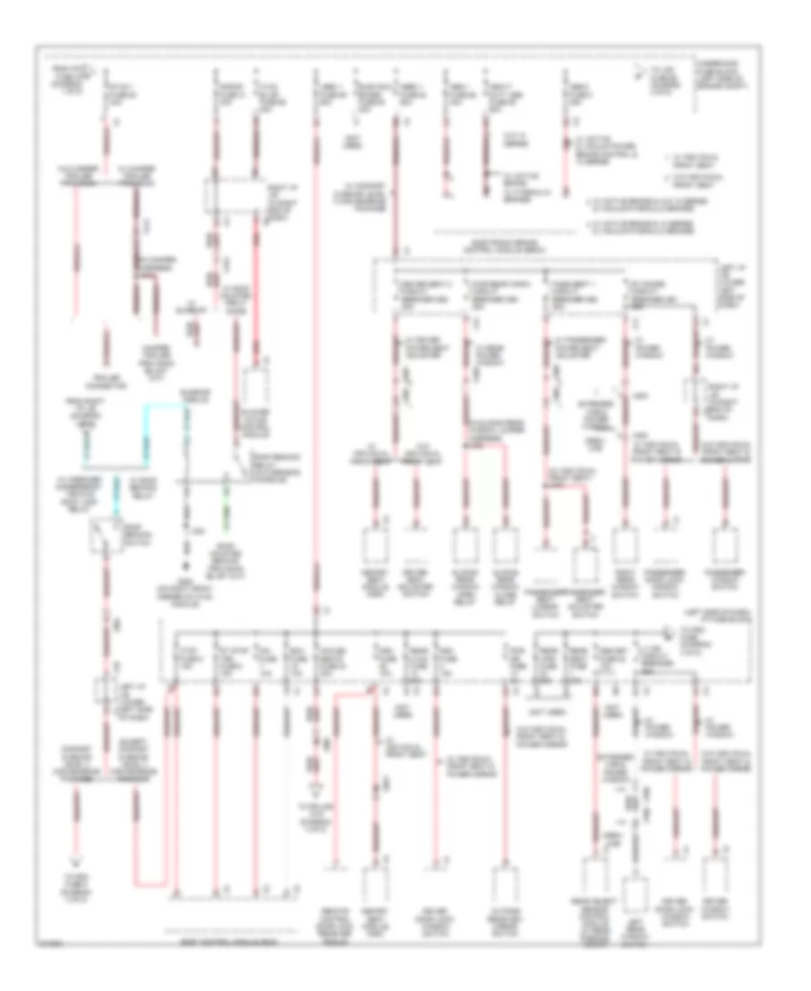 6 6L VIN 8 Power Distribution Wiring Diagram 2 of 5 for GMC Cab  Chassis Sierra HD 2012 3500