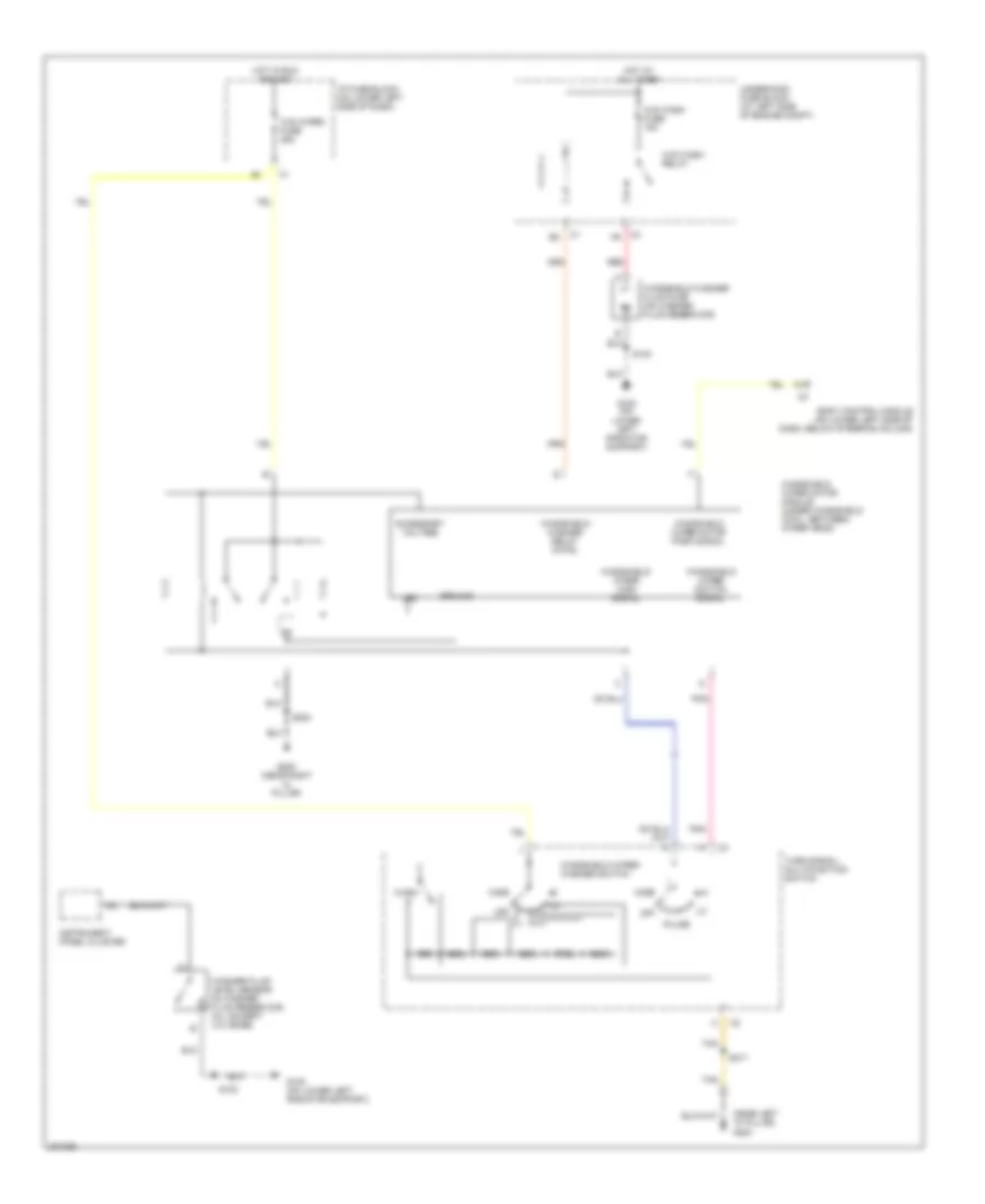 Wiper Washer Wiring Diagram for GMC Sierra 2006 3500