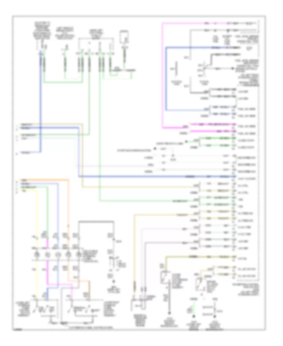 Instrument Cluster Wiring Diagram 2 of 2 for GMC Sierra 2006 3500