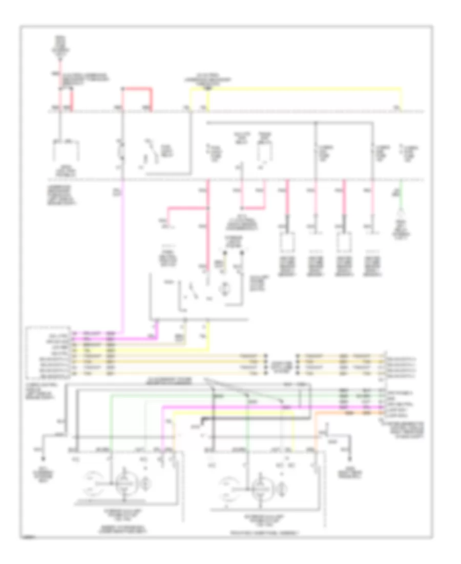 5.3L VIN T, Power Distribution Wiring Diagram, Hybrid (7 of 7) for GMC Sierra 3500 2006