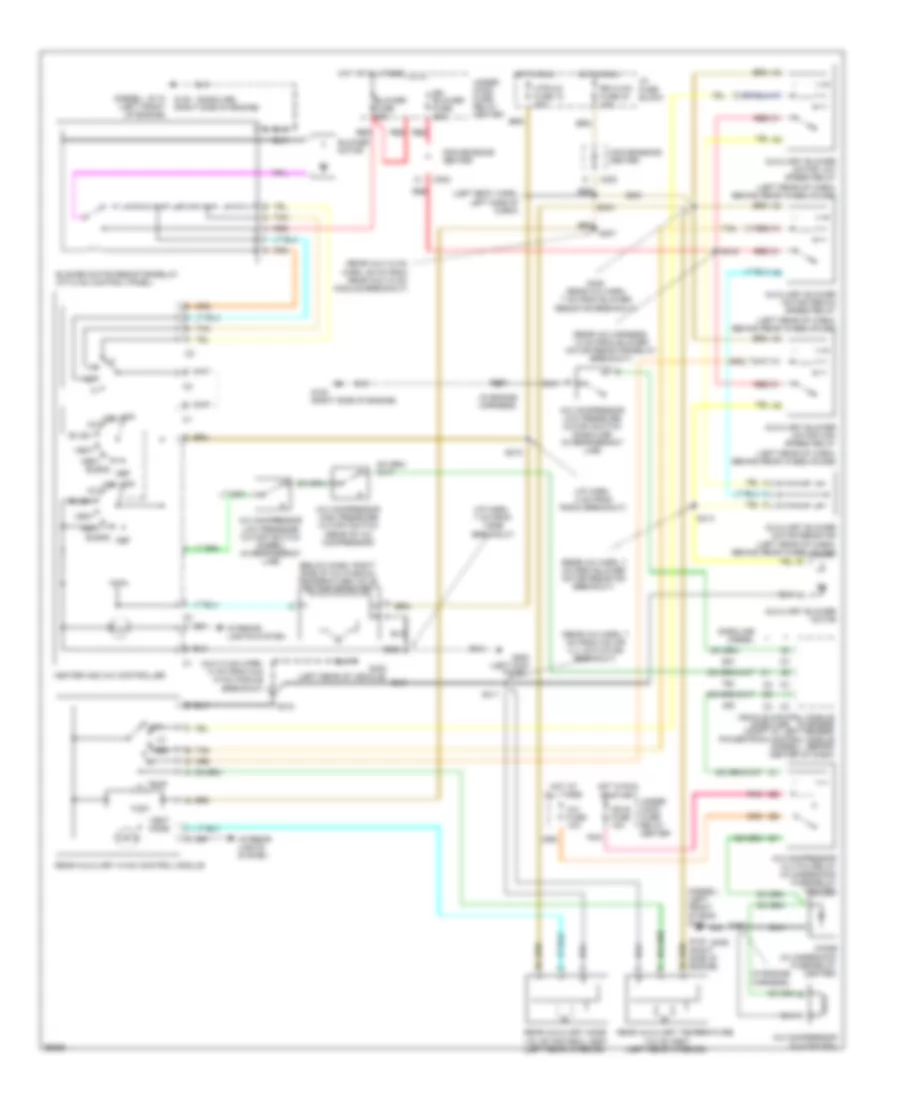 AC Wiring Diagram, Cargo Van for GMC Savana G2500 1998