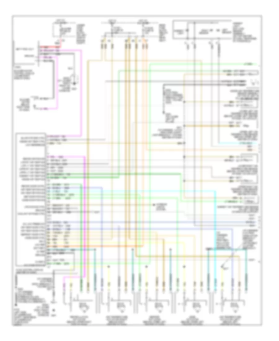 Automatic A C Wiring Diagram Long Wheel Base 1 of 3 for GMC Envoy XL 2005