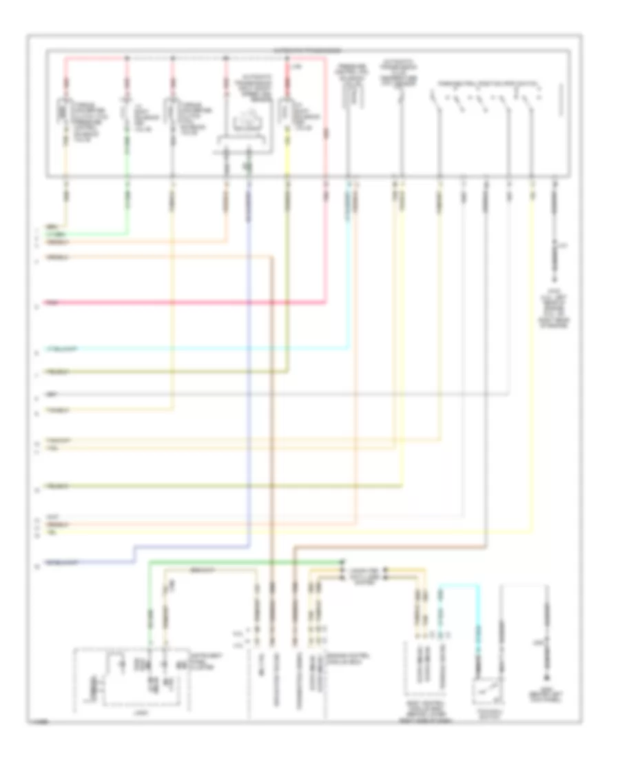 Transmission Wiring Diagram (2 of 2) for GMC Savana G1500 2013