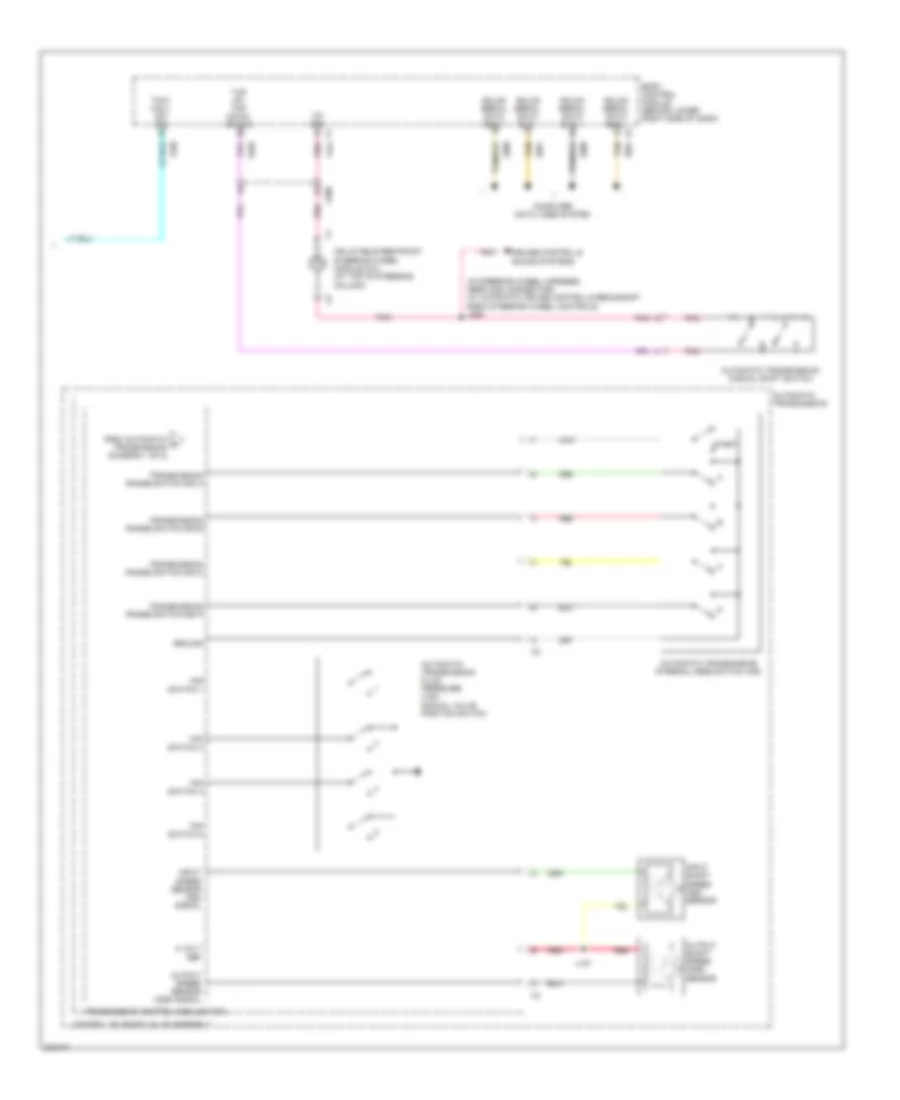Transmission Wiring Diagram 2 of 2 for GMC Cutaway G2012 3500