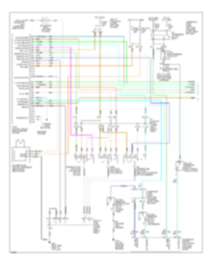 Automatic A C Wiring Diagram with Sunroof 1 of 2 for GMC Yukon Denali 2002