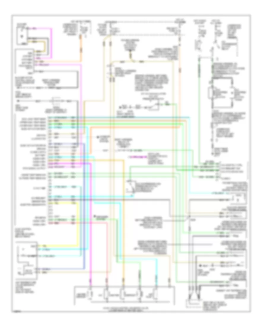 Automatic A C Wiring Diagram for GMC Jimmy 2000