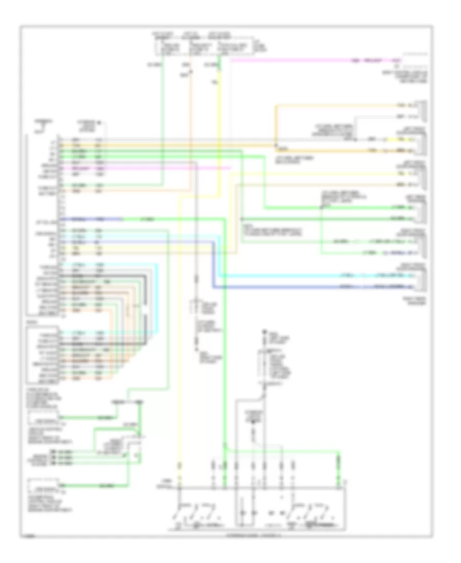 Radio Wiring Diagrams, without Amplifier for GMC Jimmy 2000