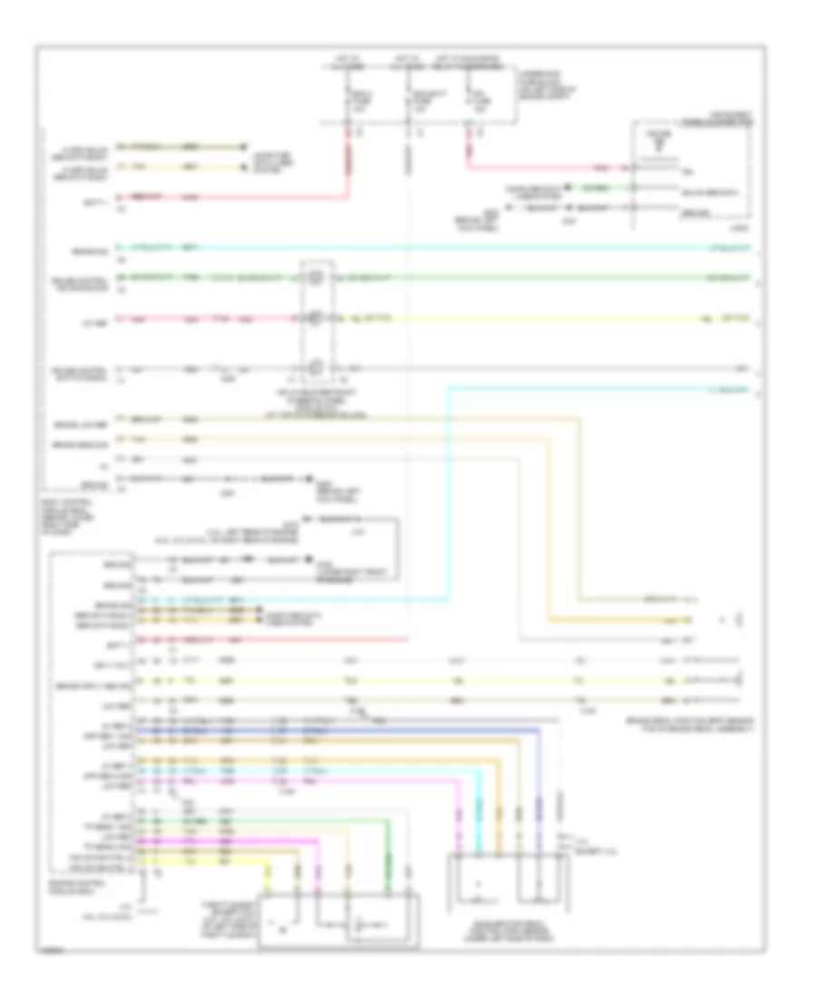 Cruise Control Wiring Diagram 1 of 2 for GMC Savana G2013 2500