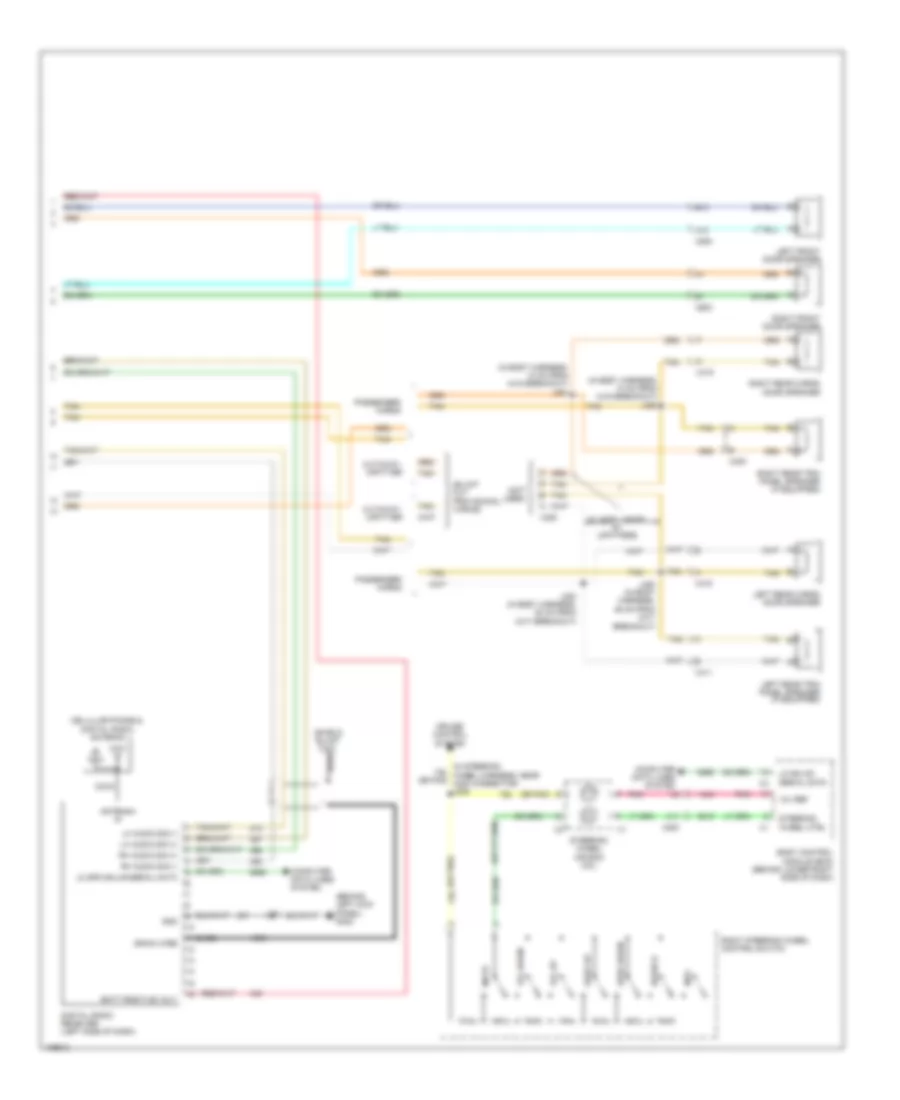 Navigation Wiring Diagram without UYS 2 of 2 for GMC Savana G2013 2500