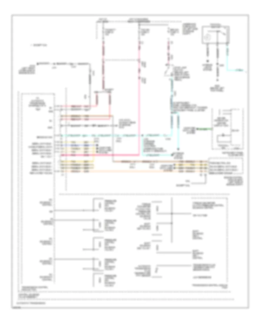 Transmission Wiring Diagram 1 of 2 for GMC RV Cutaway G2012 3500