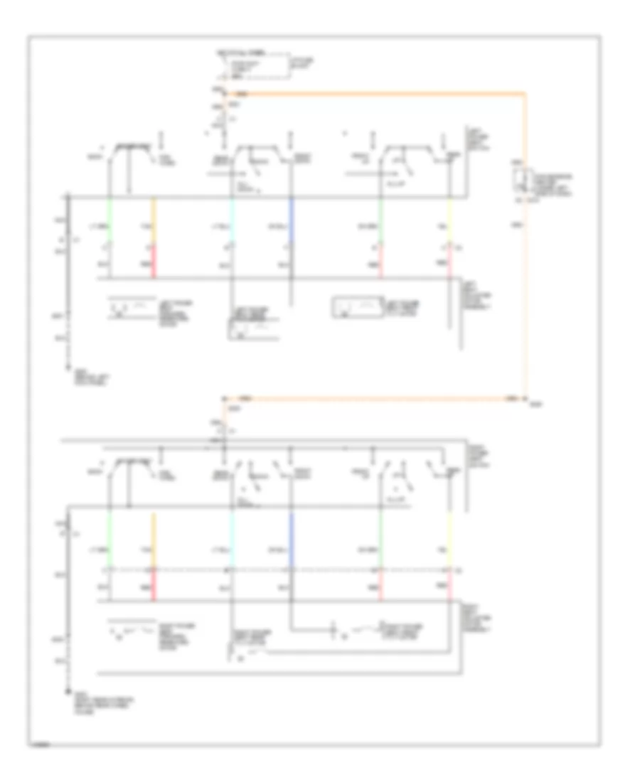 6 Way Power Seat Wiring Diagram for GMC Savana G1998 3500