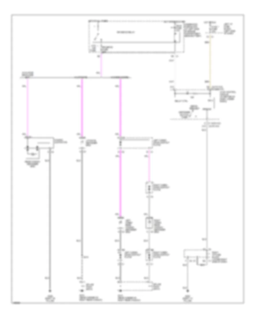 Rear Defogger Wiring Diagram for GMC Yukon XL C2002 1500