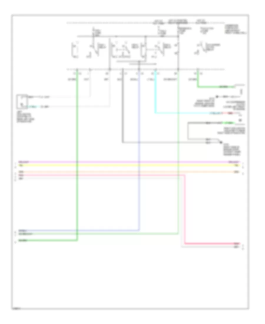 Manual AC Wiring Diagram (2 of 4) for GMC Acadia SLE 2008