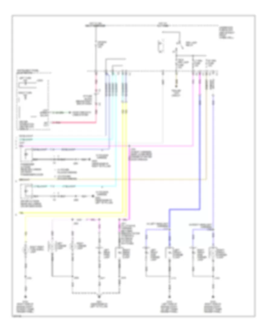 Exterior Lamps Wiring Diagram 2 of 2 for GMC Acadia SLE 2008