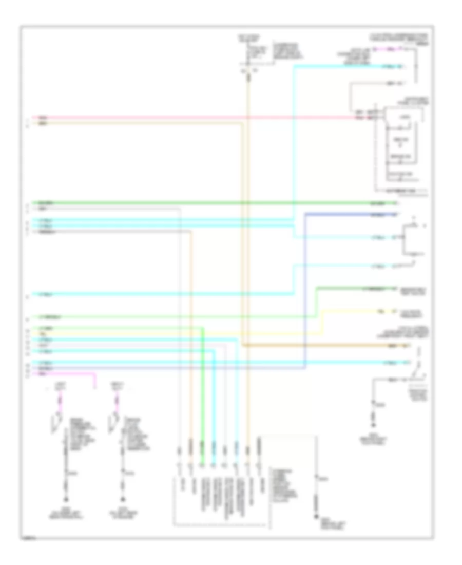 Anti lock Brakes Wiring Diagram with Vehicle Speed Enhancement Stability 2 of 2 for GMC Savana H2006 1500