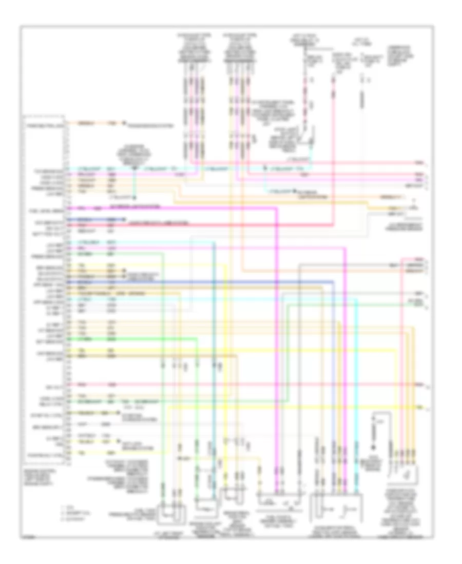 5.3L VIN 4, Engine Performance Wiring Diagram (1 of 5) for GMC Savana G2500 2012