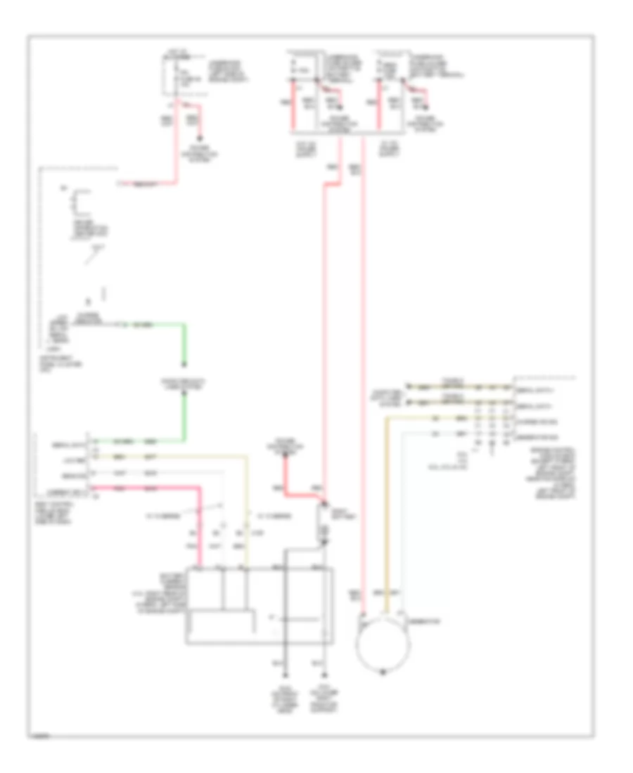 4 3L VIN X Charging Wiring Diagram for GMC Sierra Denali 2013 1500