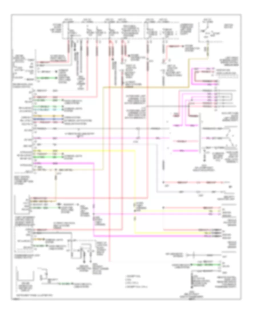 Anti-theft Wiring Diagram for GMC Sierra 1500 Denali 2013
