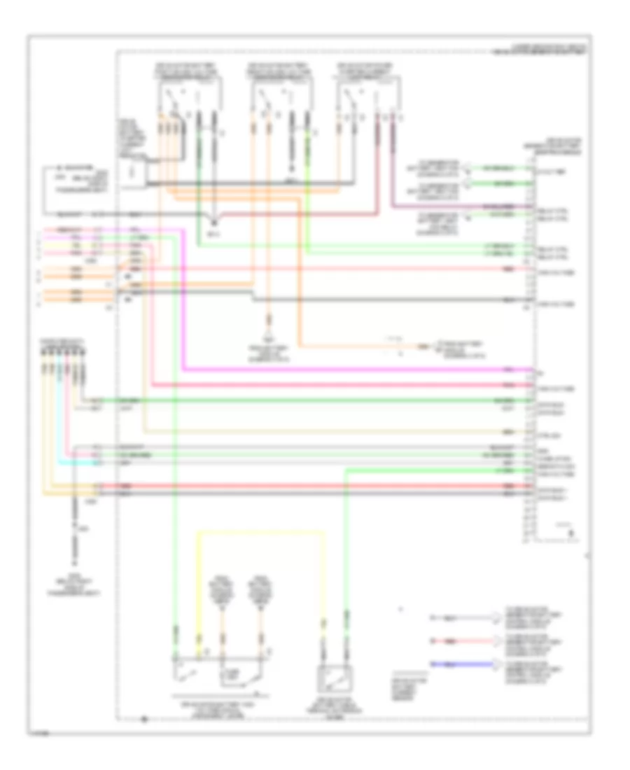 6.0L VIN J, Hybrid System Wiring Diagram (4 of 5) for GMC Sierra 1500 Denali 2013