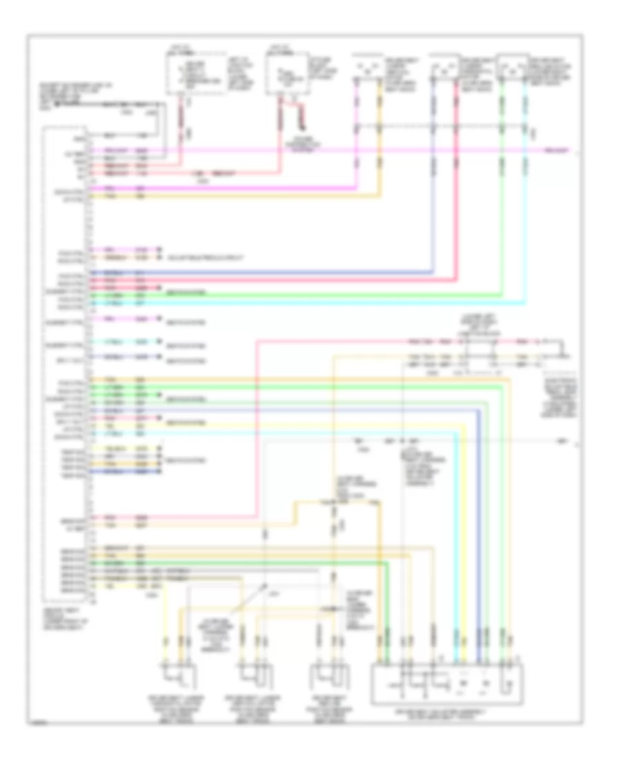 Drivers Memory Seat Wiring Diagram (1 of 2) for GMC Sierra 1500 Denali 2013