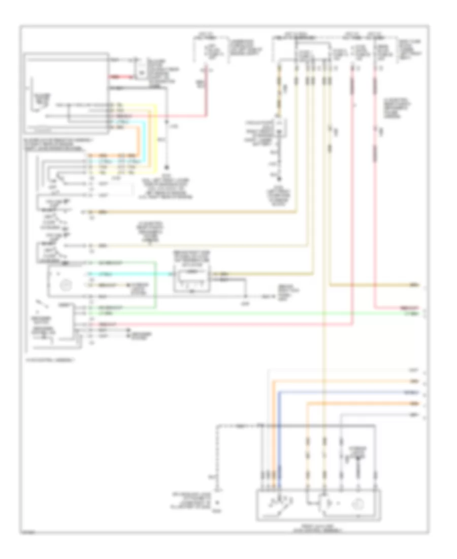 Manual AC Wiring Diagram, Cargo Van (1 of 3) for GMC Savana G3500 2012