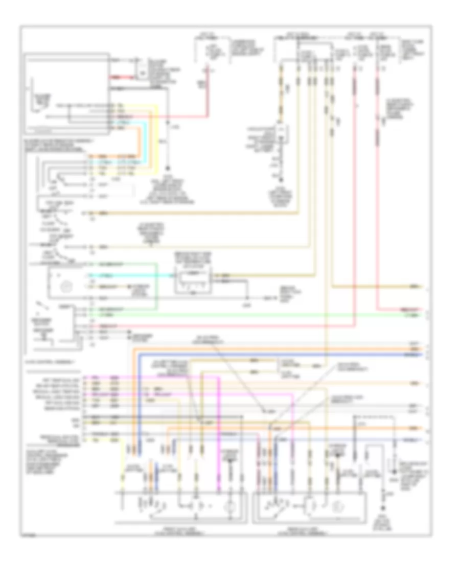 Manual AC Wiring Diagram, Passenger Van (1 of 3) for GMC Savana H1500 2012