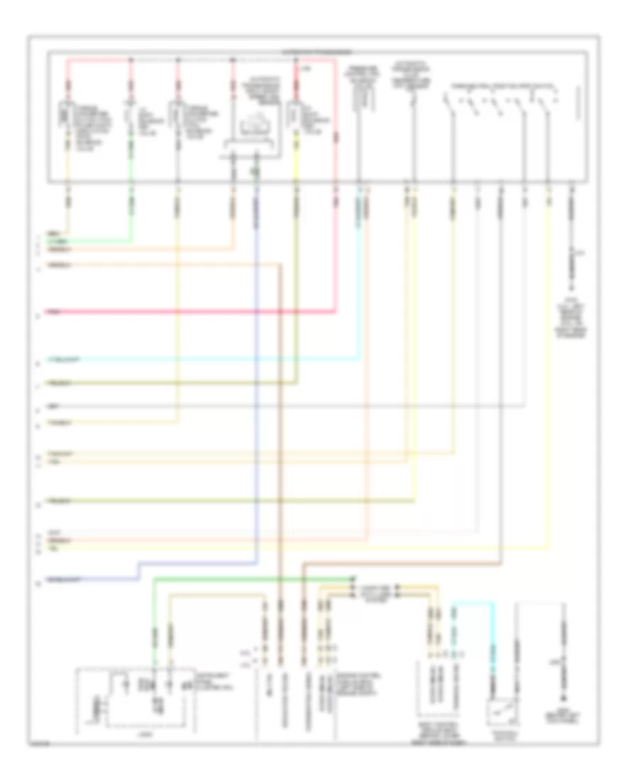 Transmission Wiring Diagram (2 of 2) for GMC Savana H1500 2012