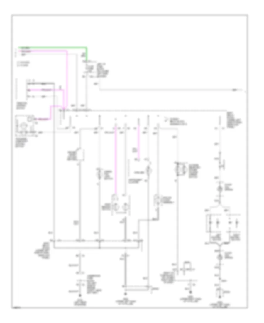 Instrument Illumination Wiring Diagram 2 of 3 for GMC Yukon XL K2002 1500