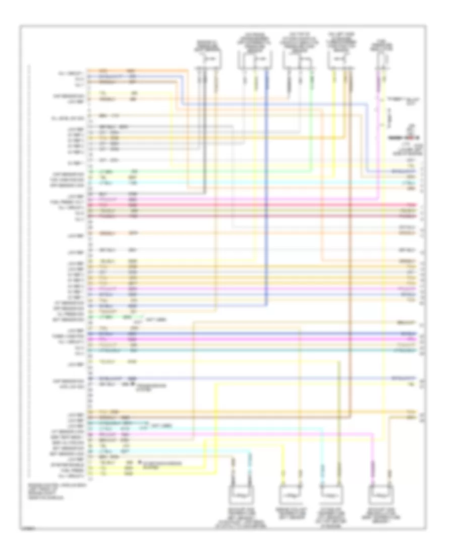 6.6L VIN 6, Engine Performance Wiring Diagram (1 of 5) for GMC Cab  Chassis Sierra 3500 HD 2008
