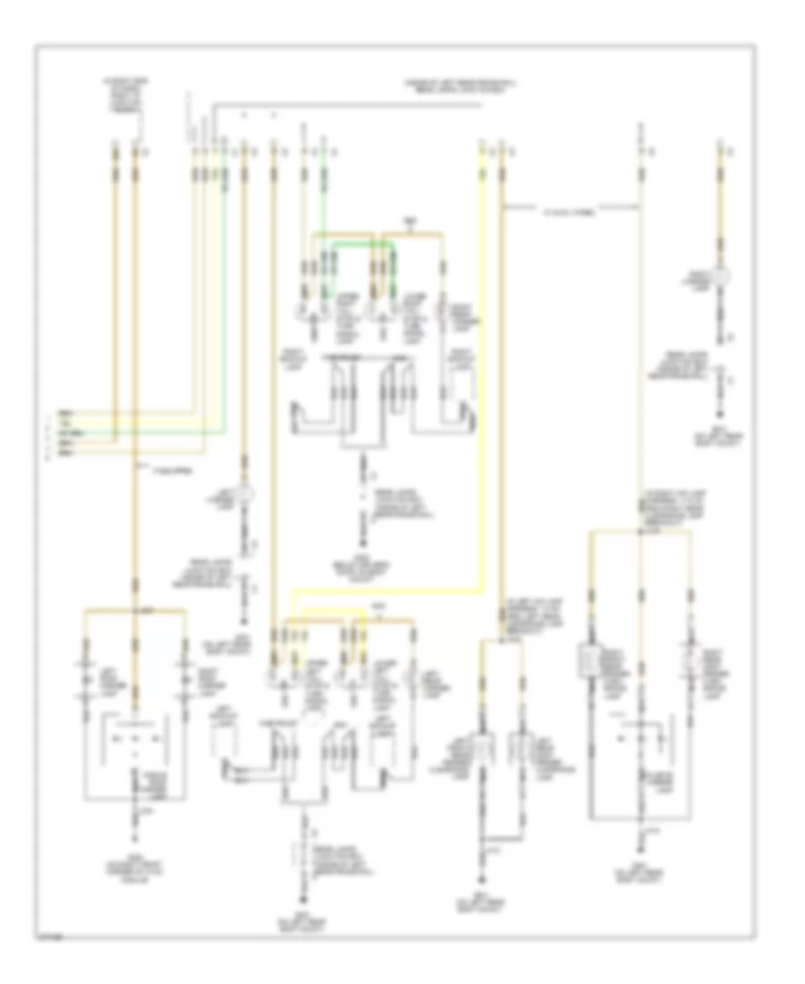 Exterior Lamps Wiring Diagram (3 of 3) for GMC Cab  Chassis Sierra 3500 HD 2008