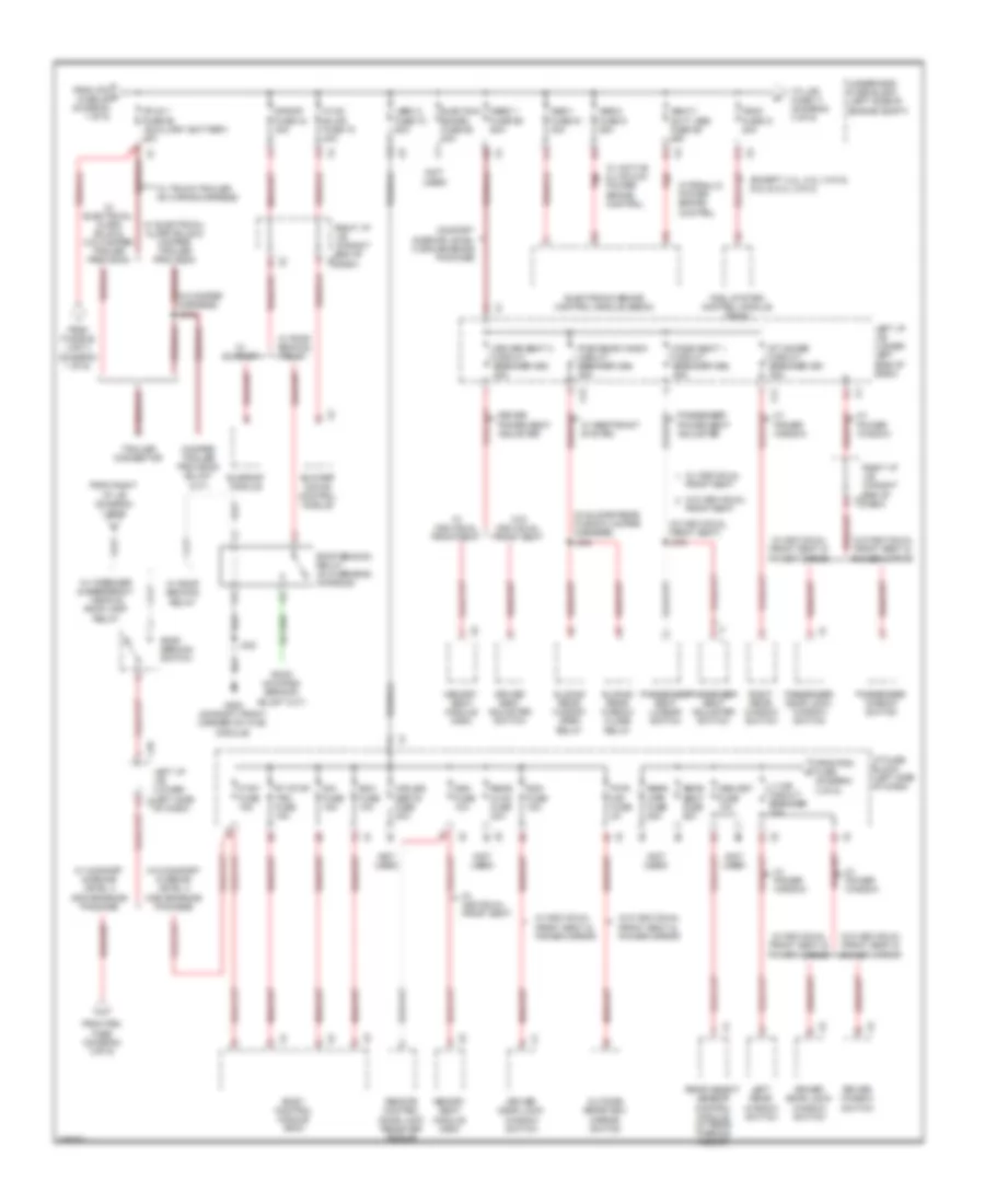 6.0L VIN K, Power Distribution Wiring Diagram (2 of 6) for GMC Cab  Chassis Sierra 3500 HD 2008