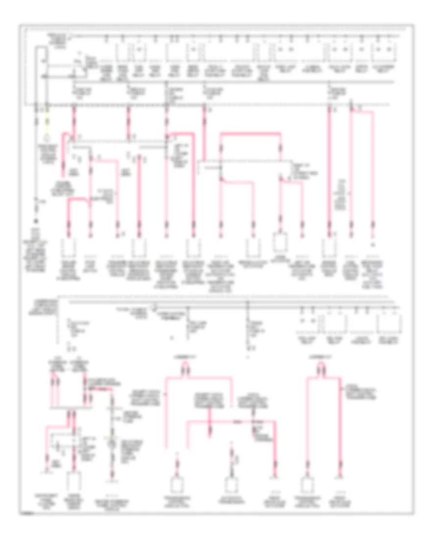 6.0L VIN K, Power Distribution Wiring Diagram (5 of 6) for GMC Cab  Chassis Sierra 3500 HD 2008