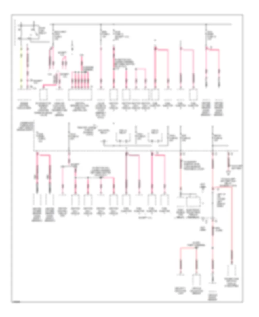 6.0L VIN K, Power Distribution Wiring Diagram (6 of 6) for GMC Cab  Chassis Sierra 3500 HD 2008