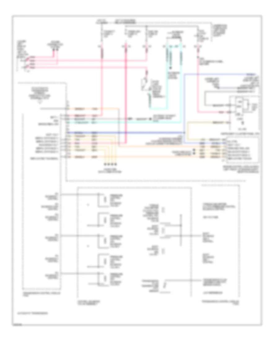 6.0L VIN K, AT Wiring Diagram (1 of 2) for GMC Cab  Chassis Sierra 3500 HD 2008