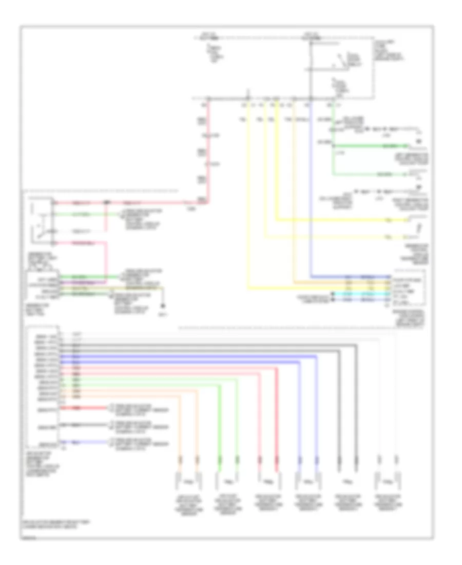 6.0L VIN J, Hybrid System Wiring Diagram (5 of 5) for GMC Sierra 1500 2012