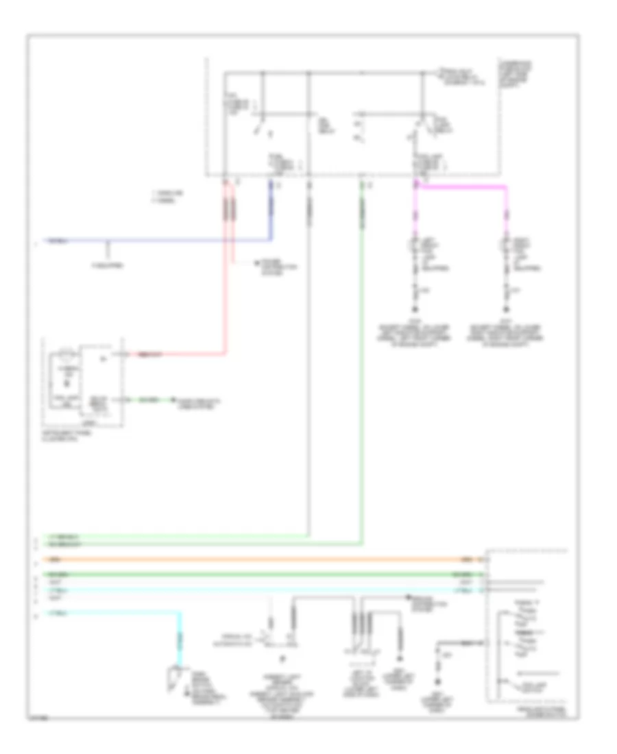 Headlights Wiring Diagram 2 of 2 for GMC Sierra 2012 1500