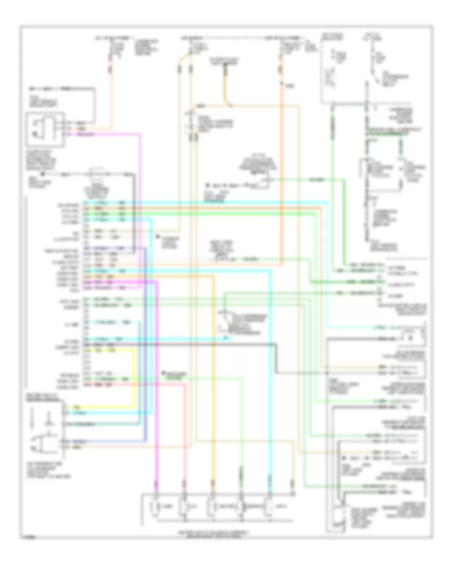 A C Wiring Diagram Auto A C for GMC Jimmy 1998