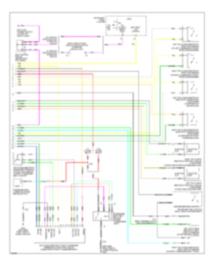 Supplemental Restraints Wiring Diagram 2 of 2 for GMC Canyon 2008