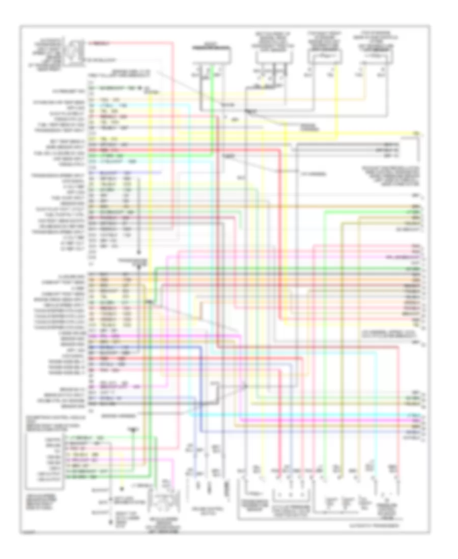 6.5L (VIN F), Engine Performance Wiring Diagrams (1 of 4) for GMC Suburban C2500 1998