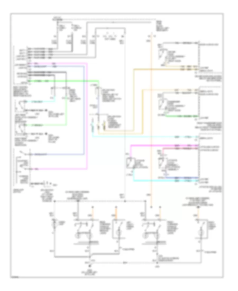 Courtesy Lamps Wiring Diagram for GMC Envoy 2008