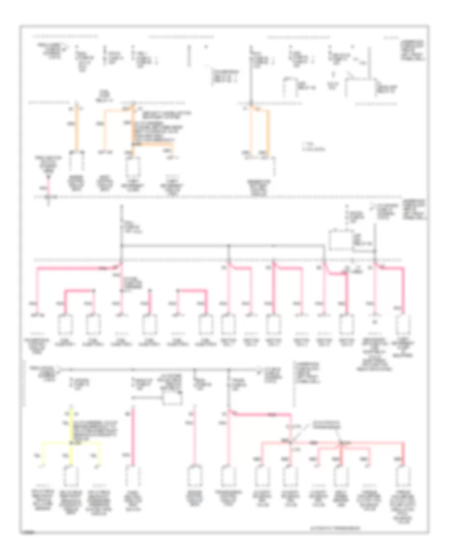Power Distribution Wiring Diagram 3 of 5 for GMC Envoy 2008