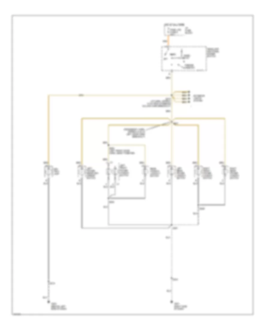 Instrument Illumination Wiring Diagram 2 of 2 for GMC Suburban K1998 1500