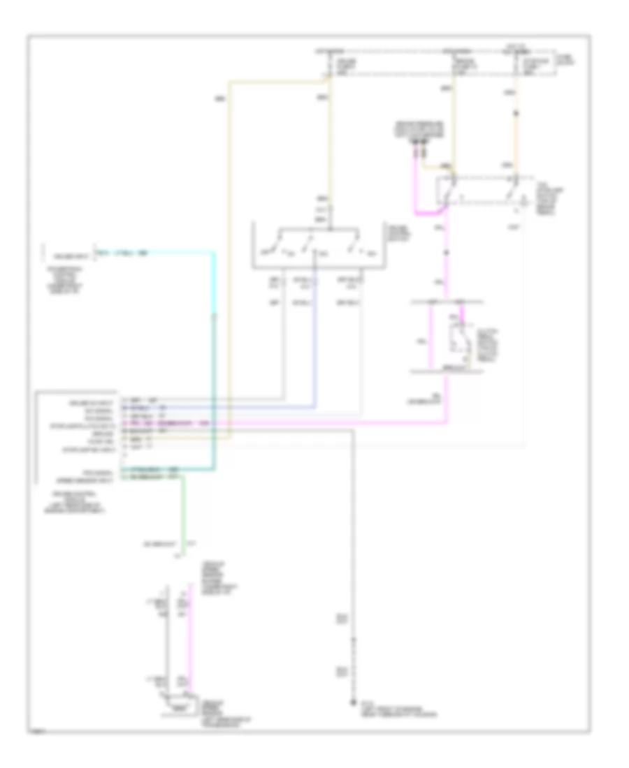 4 3L VIN Z Cruise Control Wiring Diagram for GMC Cab  Chassis C1995 3500