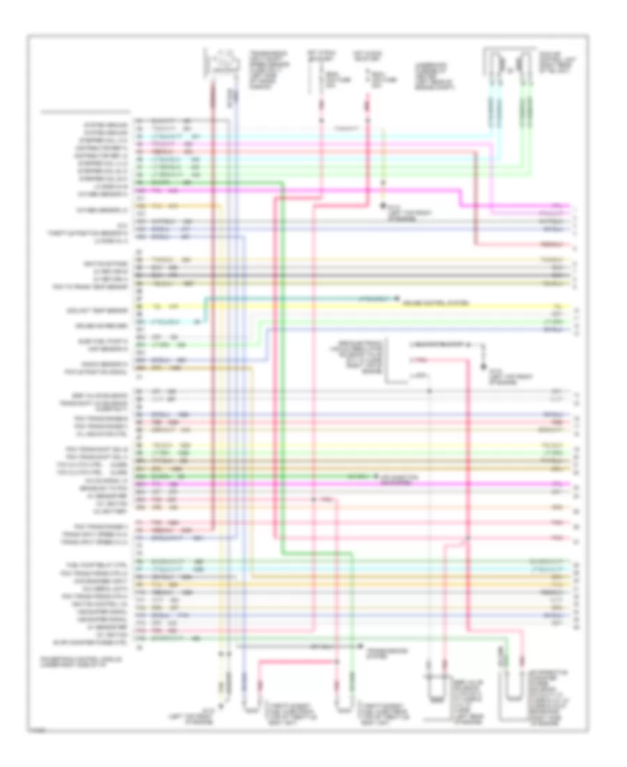 4 3L VIN Z Engine Performance Wiring Diagrams A T 1 of 3 for GMC Cab  Chassis C1995 3500