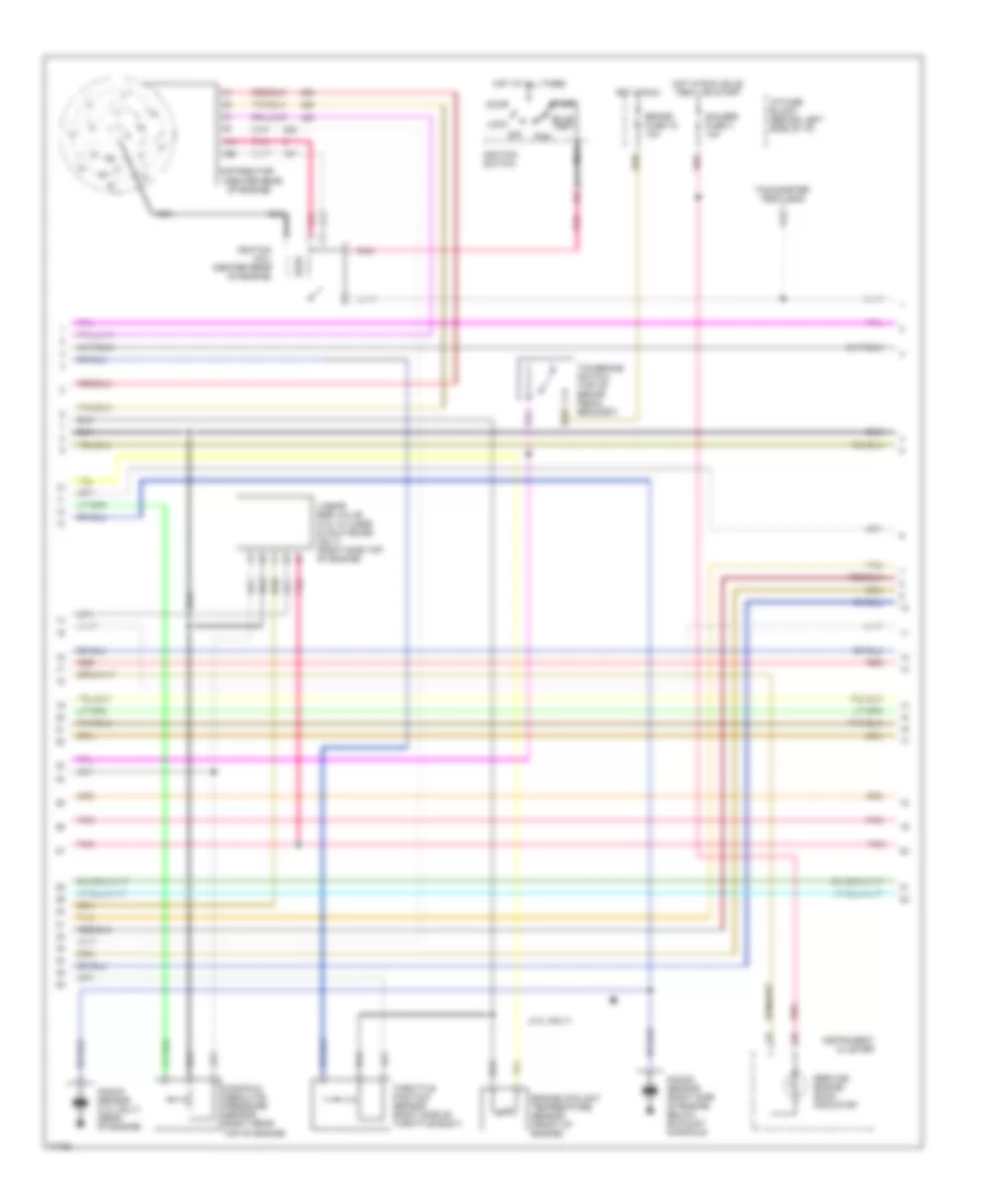 4 3L VIN Z Engine Performance Wiring Diagrams A T 2 of 3 for GMC Cab  Chassis C1995 3500