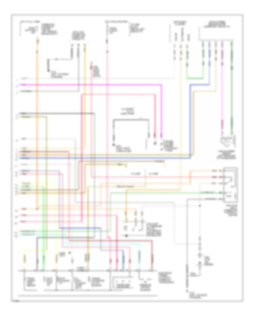 4.3L (VIN Z), Engine Performance Wiring Diagrams, AT (3 of 3) for GMC Cab  Chassis C3500 1995