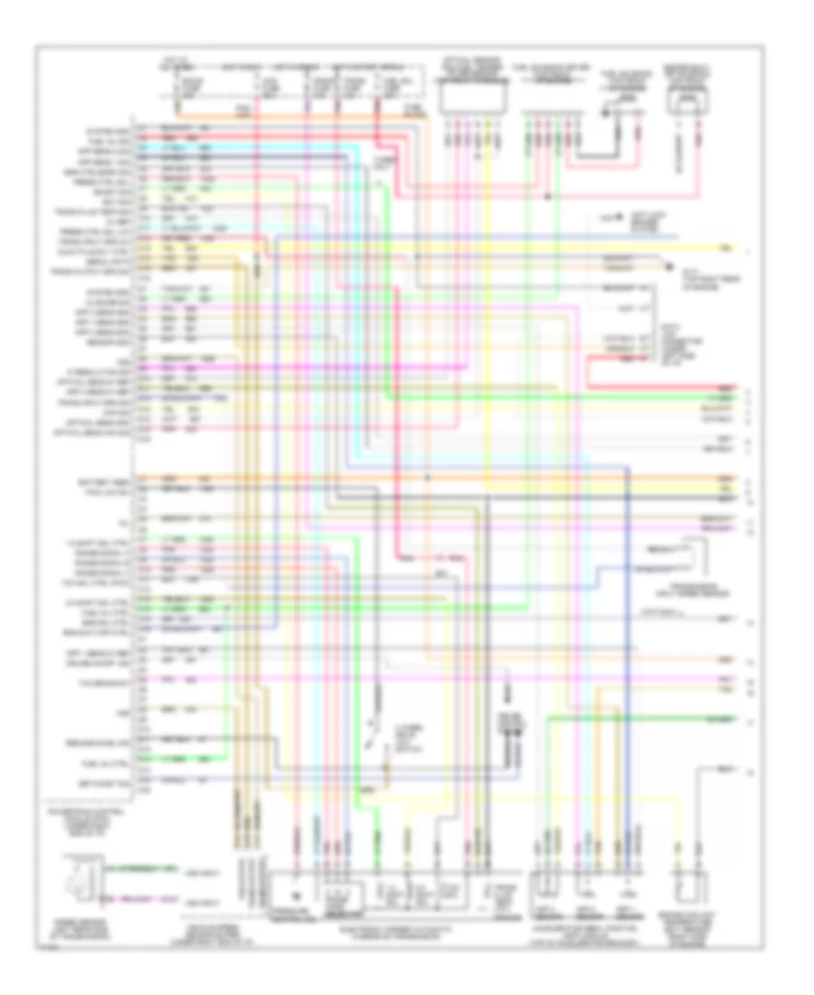 6.5L (VIN F), Engine Performance Wiring Diagrams, 4L80-E AT (1 of 2) for GMC Cab  Chassis C3500 1995