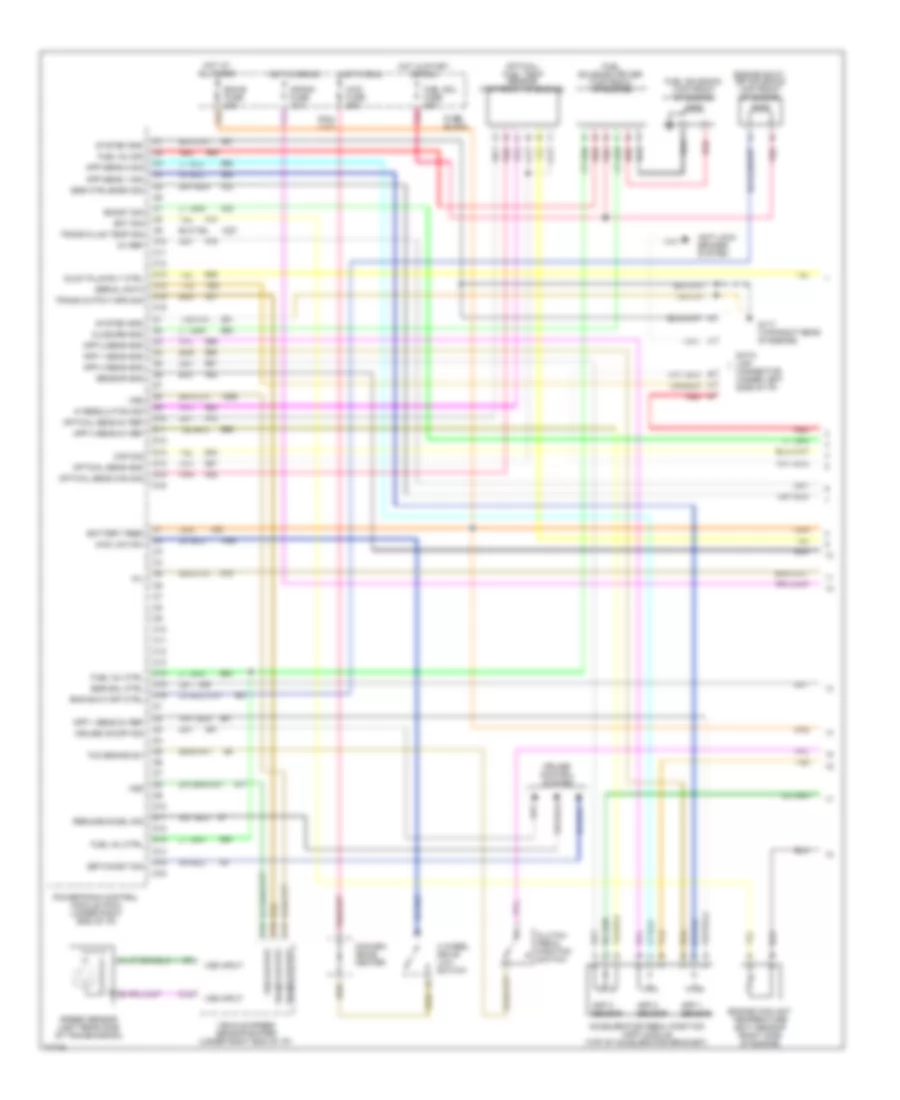 6.5L (VIN F), Engine Performance Wiring Diagrams, MT (1 of 2) for GMC Cab  Chassis C3500 1995